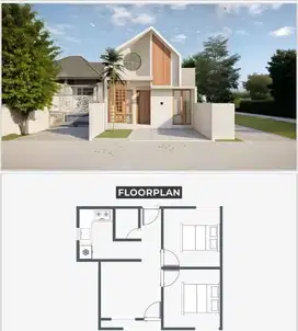 RUMAH KAVLING TIPE 40/90 2 KMR 325JT DEKAT JL PRAMBANAN-BERBAH.JK13431