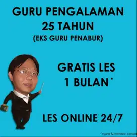 Les Privat Matematika fisika kimia SMP SMA Kuliah Guru Eks Penabur