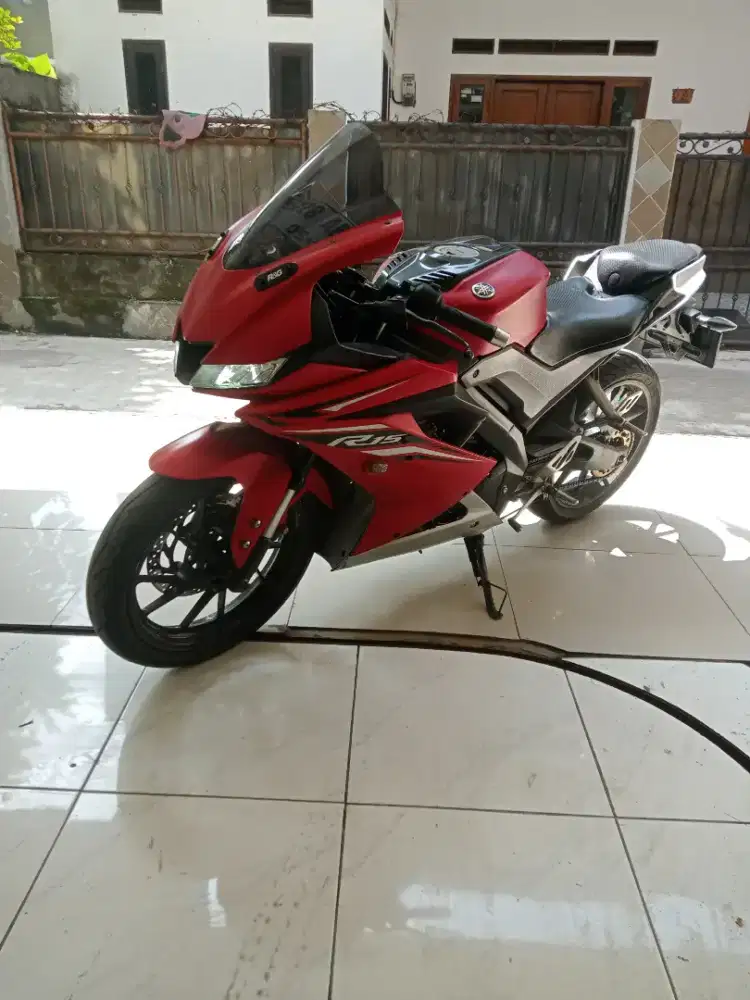 Yamaha R 15 V3 plat nomor bandung