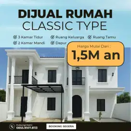 Rumah mewah nuansa klasik di jakarta timur