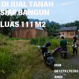 TANAH SIAP BANGUN WAY LAGA SUKABUMI  LUAS 111 M2 DI JUAL MURAH BANGED
