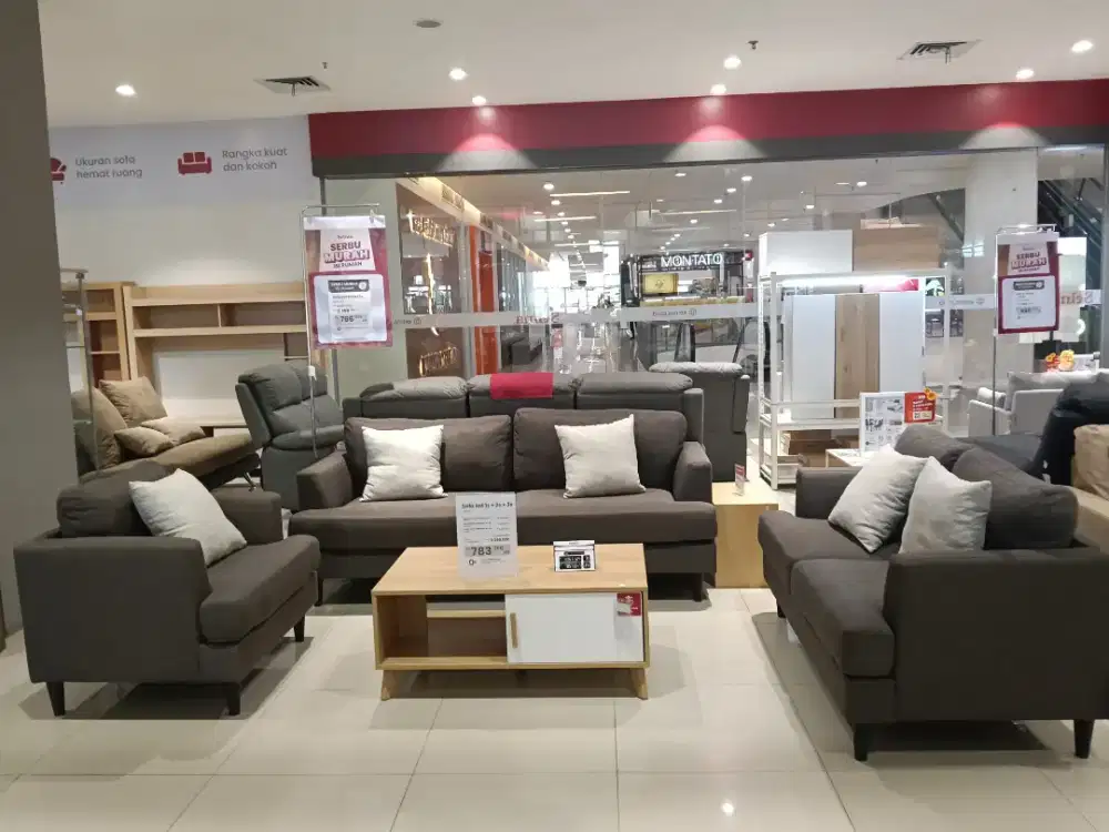 Jual sofa set Leona