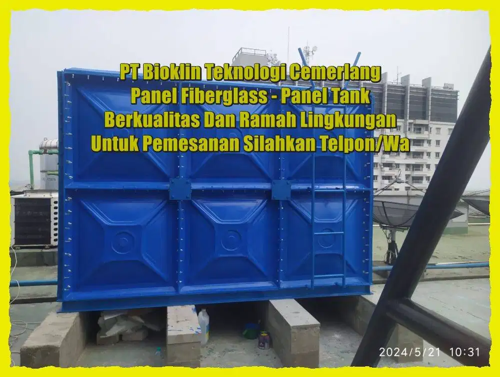 PANEL TANK – TANGKI AIR – TANGKI PANEL – ROOFTANK – TANGKI FIBERGLASS