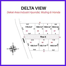 View Sawah & Bukit, Mulai 1 Jt an Kavling SHM Bekasi