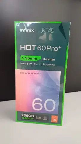 Infinix Hot 60 Pro+ limited edition garansi resmi 1 tahun, cod bisa ya