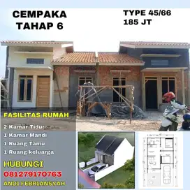 RUMAH MURAH CEMPAKA TAHAP 6 PROMO RAMADHAN GRATIS BPHTB DAN PPN INDENT