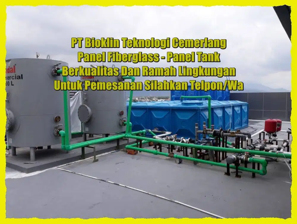 Tangki Panel,Tangki Air Fiberglass,Roof Tank,Tangki Air Kotak,Toren Ai