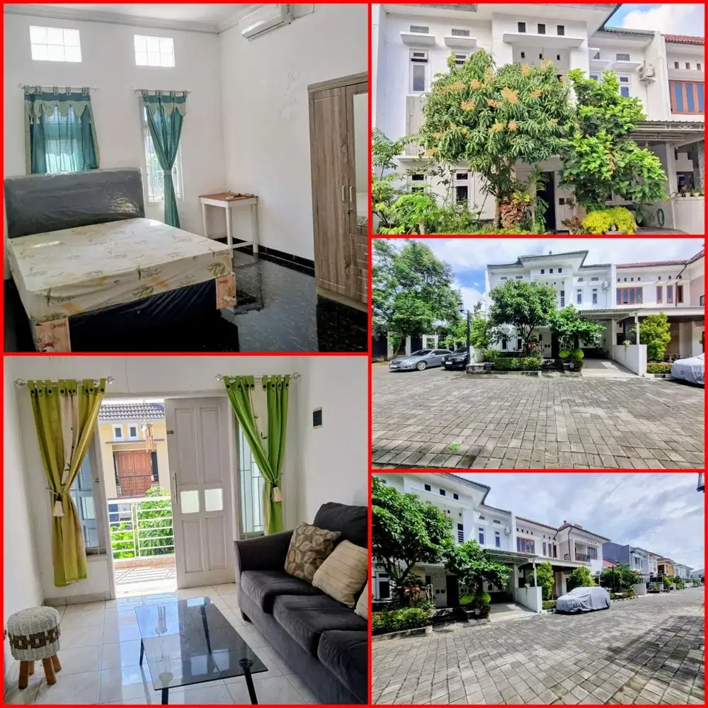 Rumah 2 lantai dalam perumahan belakang hotel hyatt palagan