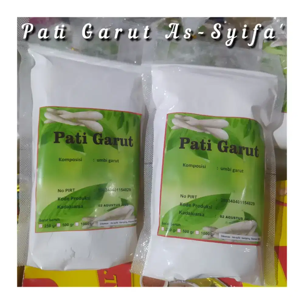 Tepung Pati Garut Obat Asam Lambung