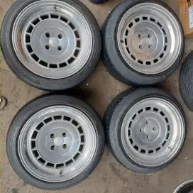 Velg rotiform ring 16x8,5-9,5 pcd 4x100 ET 30-25 ban 195/50 R16 4pcs