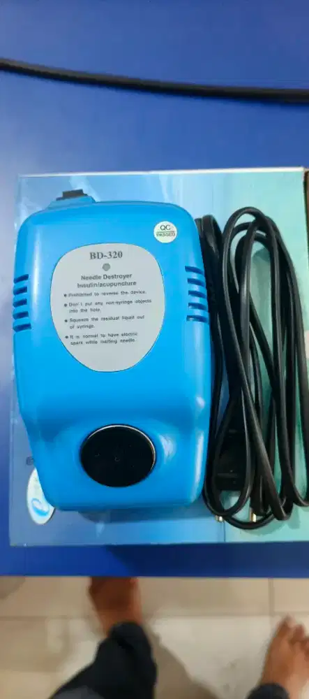Best man BD-320 Penghancur Jarum Suntik