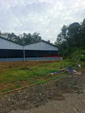 Tanah ukuran 16x55 meter