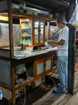 Rombong Kahu Jati bekas Mie Ayam & Bakso