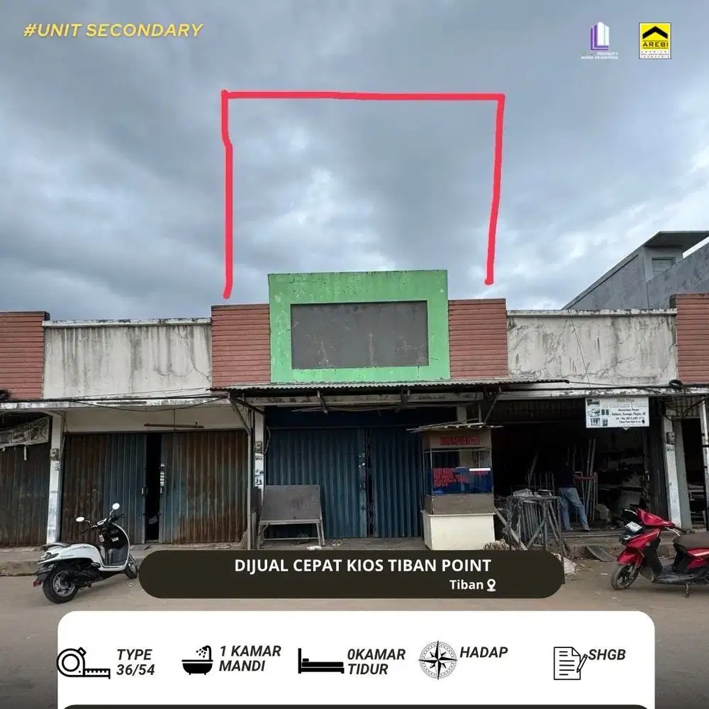 Kios Tiban Point ! dijual cepat