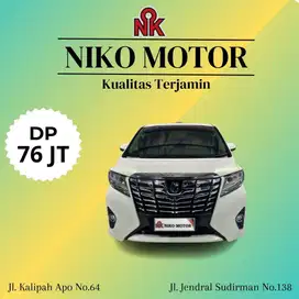 (ISTIMEWA) ALPHARD 2.5 G ATPM 2016 AT : 2015|2017