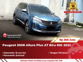 [ GARANSI 5TH ] Peugeot 5008 Allure Plus AT Biru 2022/2023