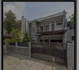 DiJual Rumah 2 lantai Aset Bank Di Kav DKI Jalan Menara 9 Kembangan
