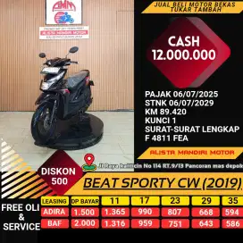 Honda BEAT SPORTY FI 2019 CASH/KREDIT