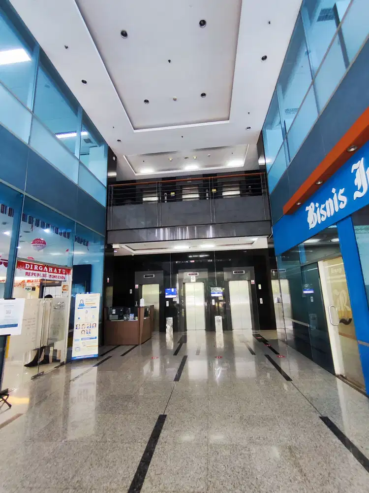 Sewa Kantor Wisma Bisnis Indo Tower 1 Luas 175M2 Bare Dekat KRL Juanda