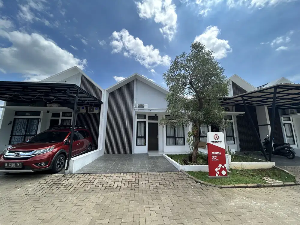 Rumah 1 lantai siap huni 1 menit ke st. Cilebut