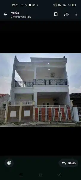 Di jual rumah 2 lantai dekat pintu tol sawangan