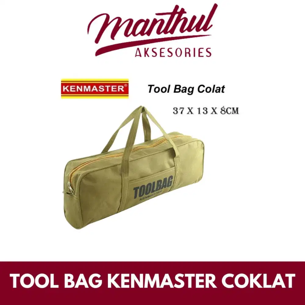 Toolbag Tool Bag Tas Kunci Motor Mobil Alat Tukang KENMASTER COKLAT