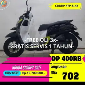 HONDA SCOOPY 2017 KREDIT DP 400RIBU ANGSURAN SANGAT RENDAH BERGARANSI