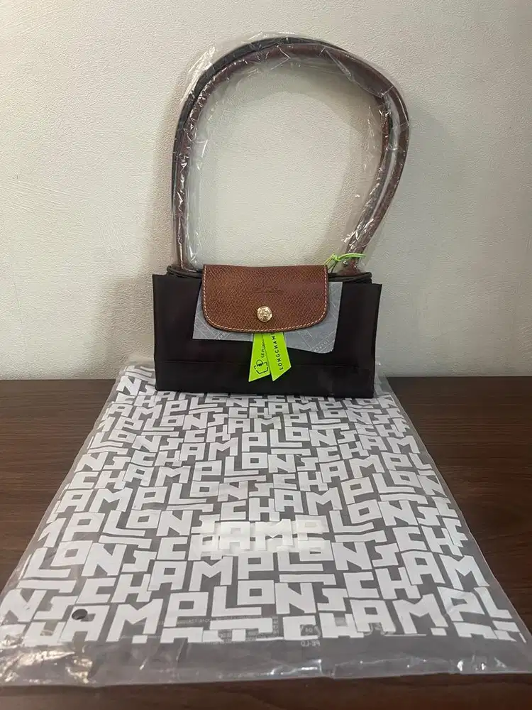 Le Pliage Original Medium Top Handle Bag Ebony