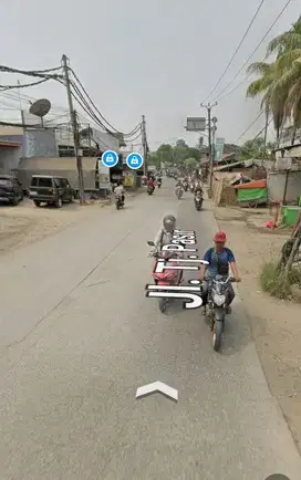 Dijual tanah kavling pinggir jalan raya di teluk naga Tangerang