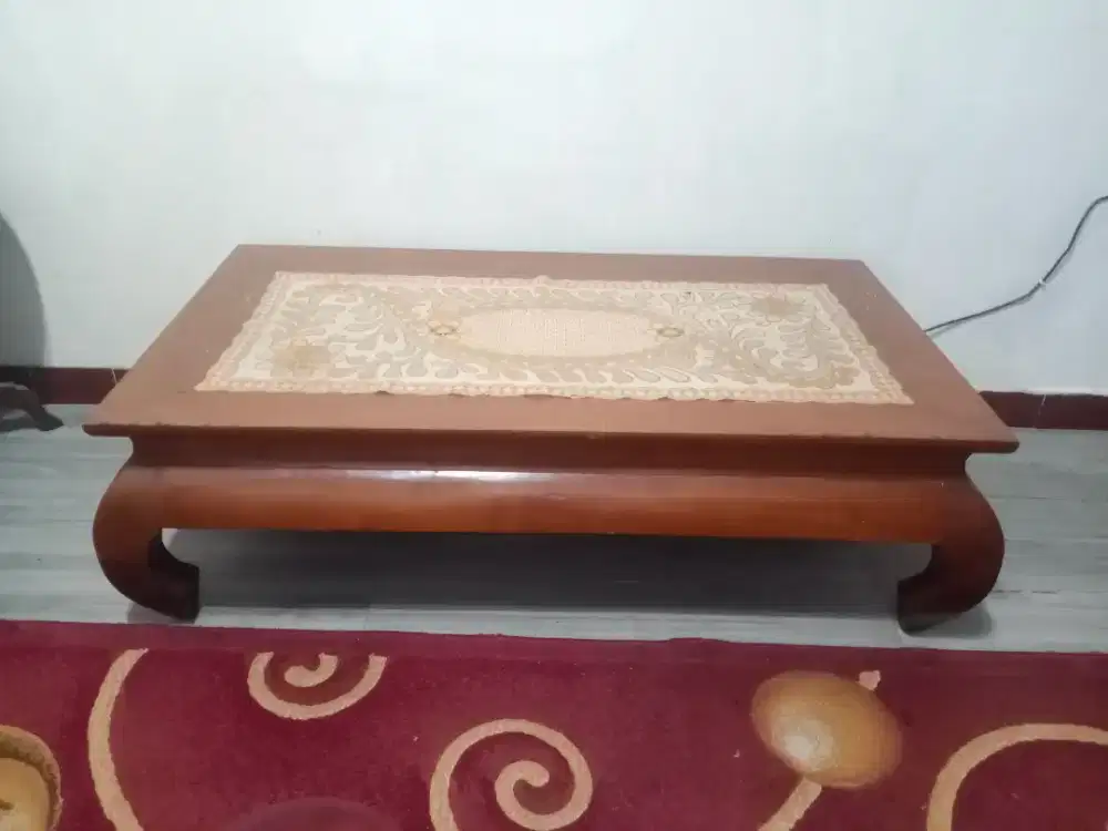 Meja Tamu Kayu Jati