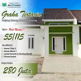 RUMAH READY MURAH TANAH NYA LUAS DI WAY KANDIS TANJUNG SENANG PROMO