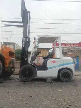 Forklift TCM 3 Ton,Matic,Tiang 3 Meter,Mesin Isuzu C240,Tahun 2018