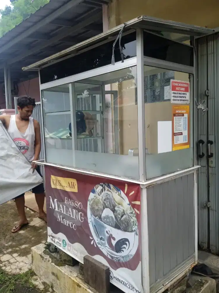 Gerobak Bakso / Mie Ayam almunium