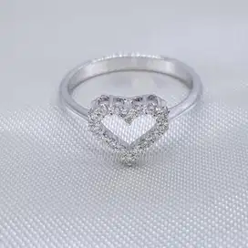 Cincin berlian 18k natural diamond