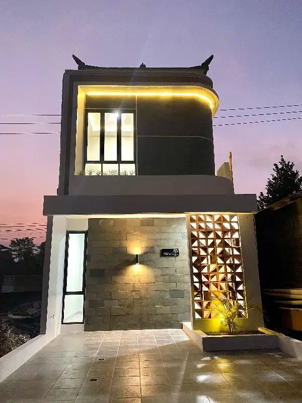 Di Jual Rumah mewah Gaya Bali Harga Murah Lokasi Strategis