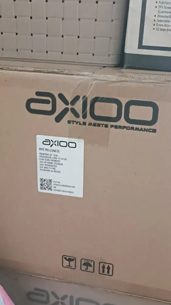 Axioo mypc pro l3 i3 gen 12 8gb 255ssd w11 untuk kantoran