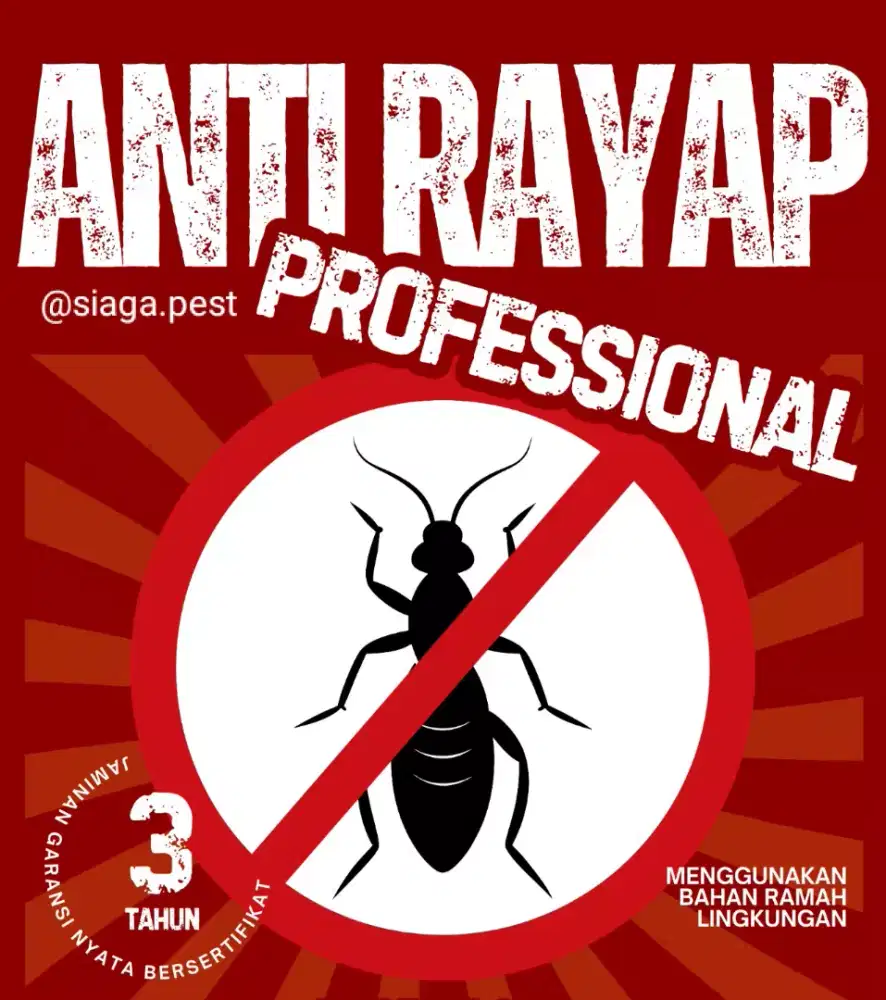 Suntik rayap anti rayap fogging fumigasi pest control basmi hama