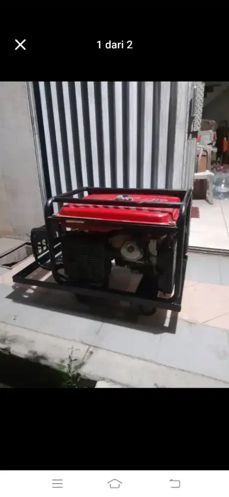 GENSET MERK HONDA ELEMEX 6500 WATT KONDISI MASIH BAGUS