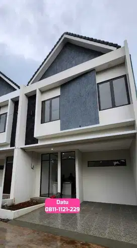 Rumah 2 LT Dekat Cibubur Jaktim 10 Menit LRT Cibubur, Tol Cijago DP 0