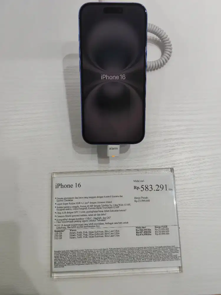 iPhone 16 terima tukar tambah cicilan mulai dari 900 ribu
