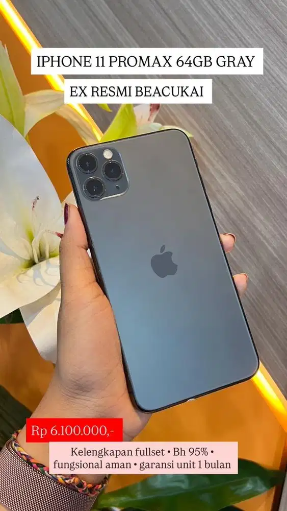 iphone 11 promax 64gb gray