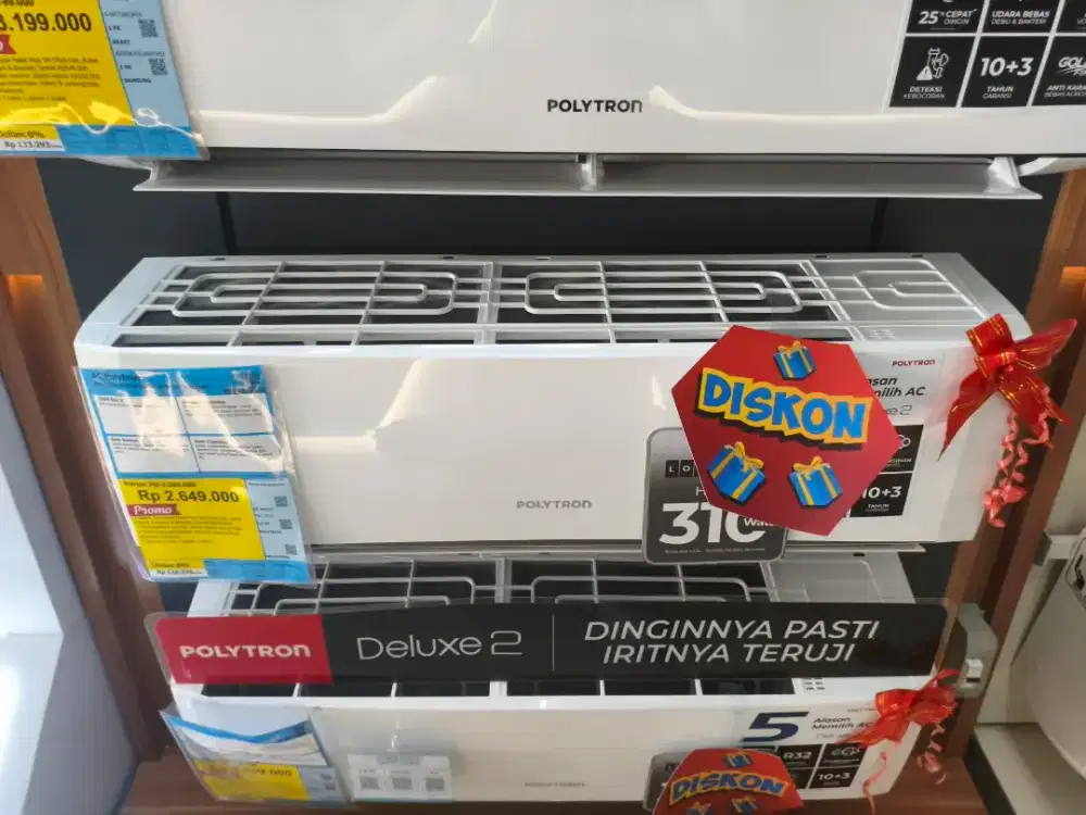 Promo AC 0.5 PK Polytron Bisa Cicilan Tanpa DP Gratis 2x Cicilan