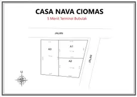 Tanah Kavling Pinggir Jalan Ciomas 10 Menit Stasiun Bogor – SHM