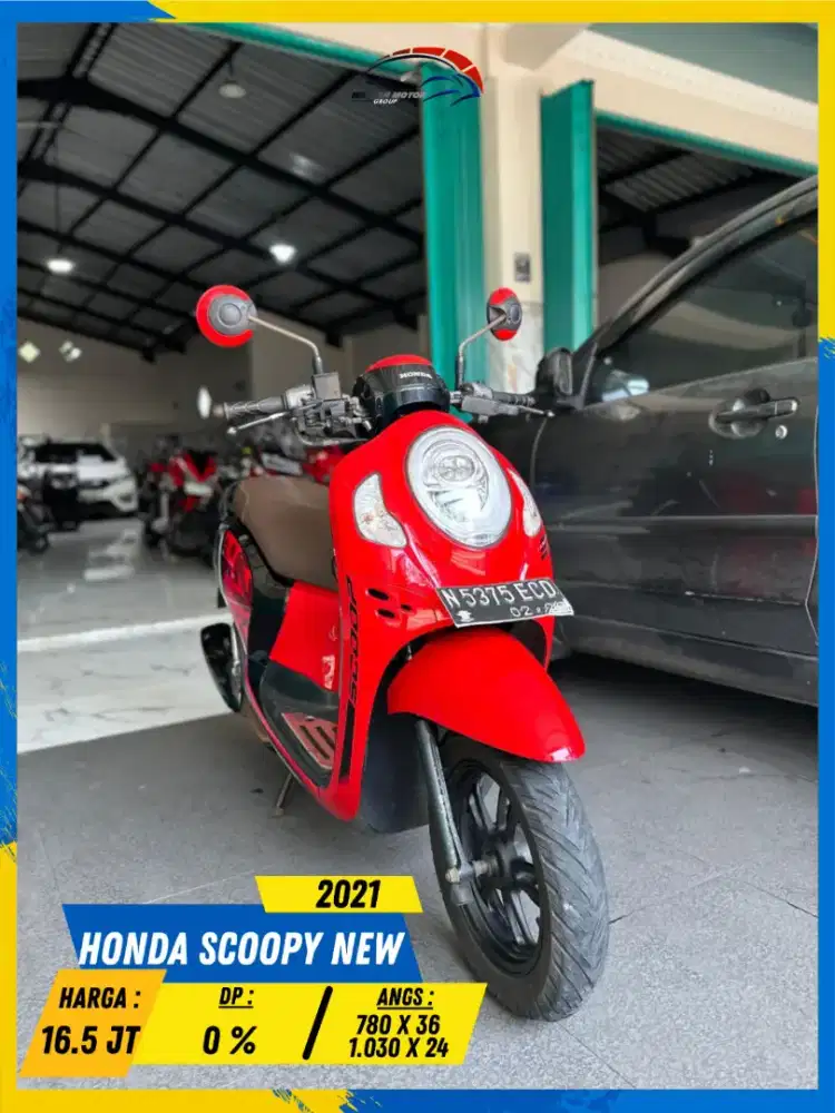 HONDA SCOOPY NEW 2021 BEKAS RASA BARU BOSSKU HIKMAH MOTOR KEPUH MALANG