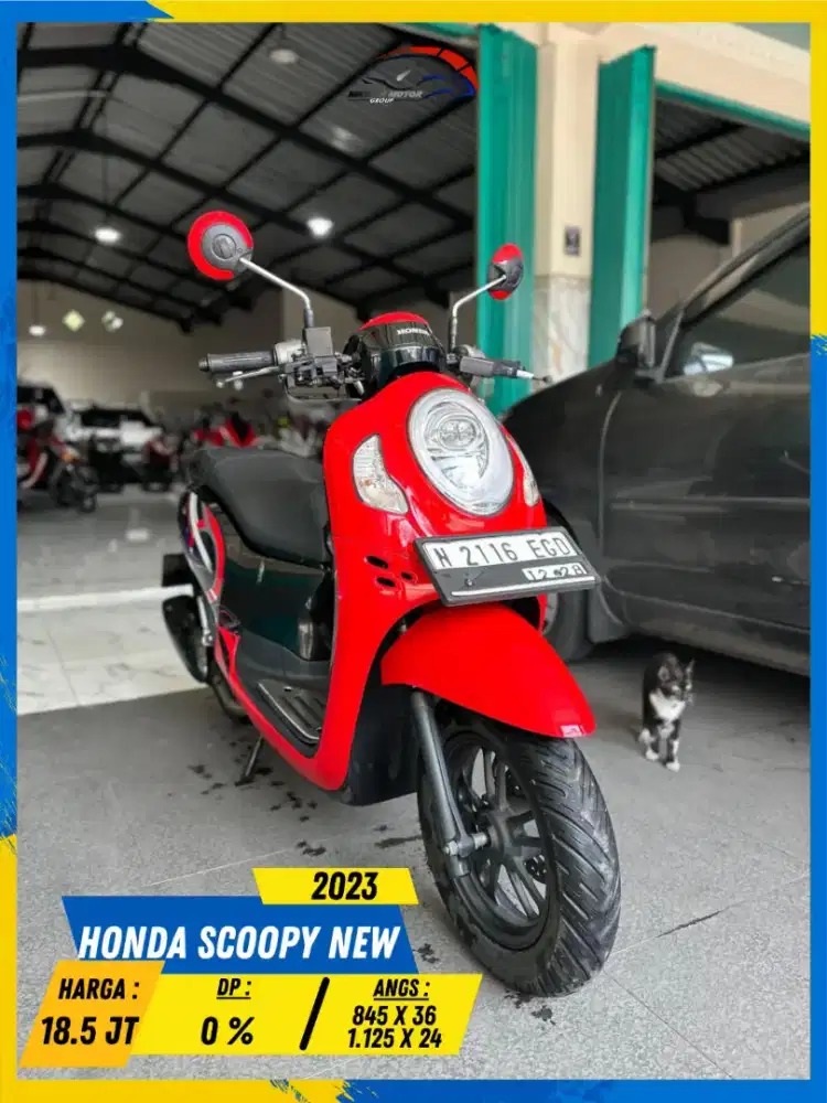 HONDA SCOOPY NEW 2023 NDANG PANTAU MASZEHH HIKMAH MOTOR KEPUH MALANG