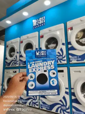 PAKET USAHA LAUNDRY KILOAN COIN EXPRESS LENGKAP