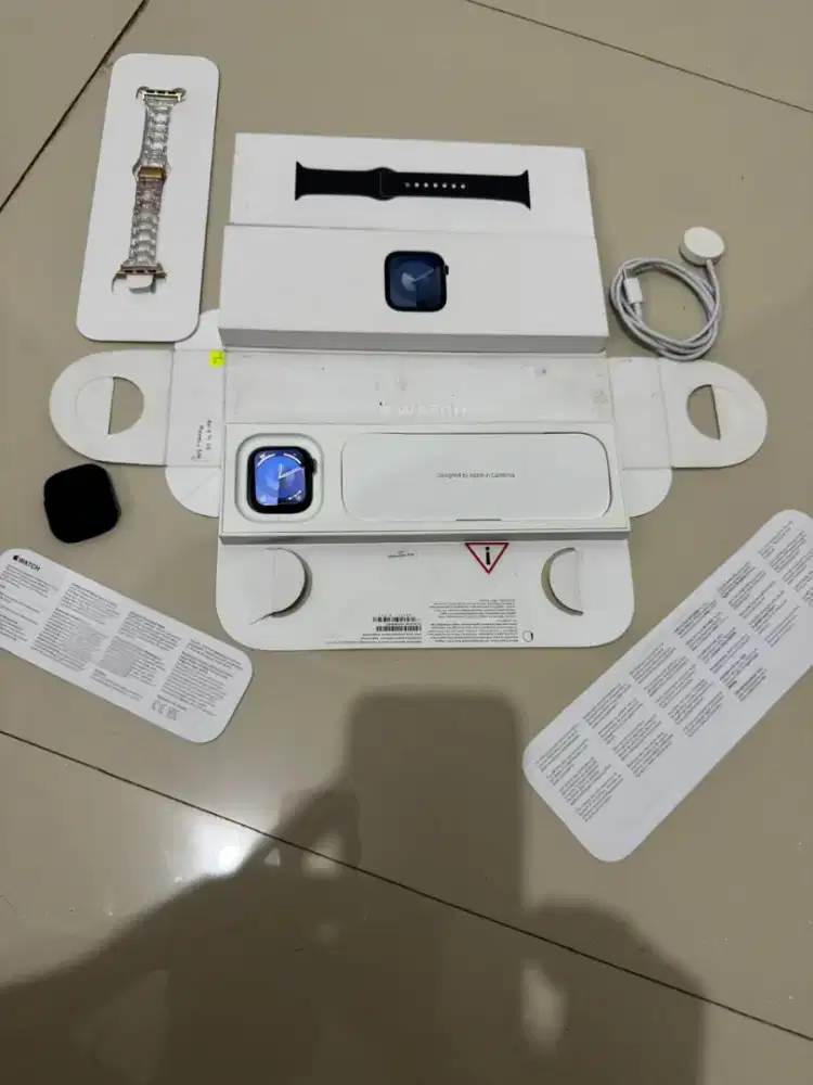 iWatch Series 9 41mm iBox Resmi Fullset Original