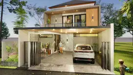 RUMAH MEWAH KONTEMPORER MODERN 2 LANTAI - SEMI FURNISHED DI PURWOMARTANI KALASAN SLEMAN