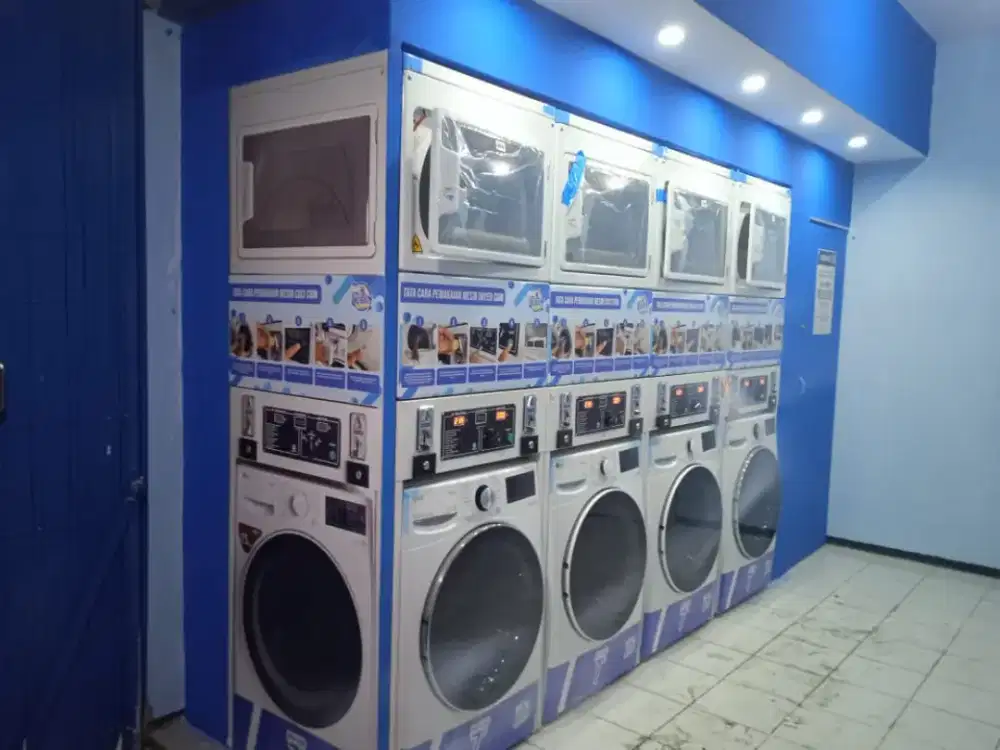PAKET USAHA FRANCHISE LAUNDRY COIN SELF SERVICE
