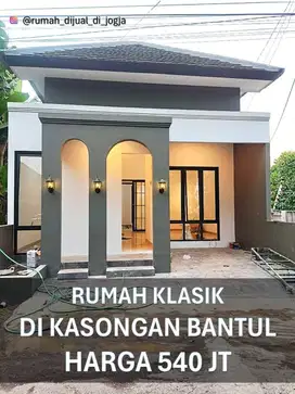 Rumah 3 KT dekat Kampus UMY di Kasongan Bangunjiwo Siap Huni